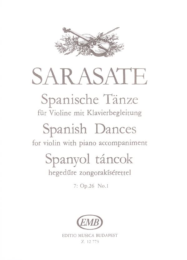 Pablo Sarasate: Spanish Dances for Violin 7