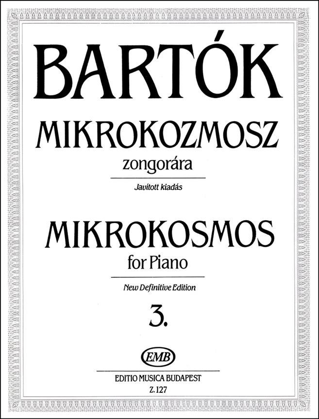 Bela Bartok: Mikrokosmos 3