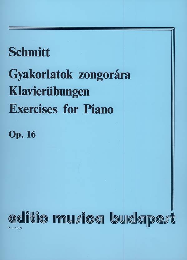 Schmitt: Exercises for Piano