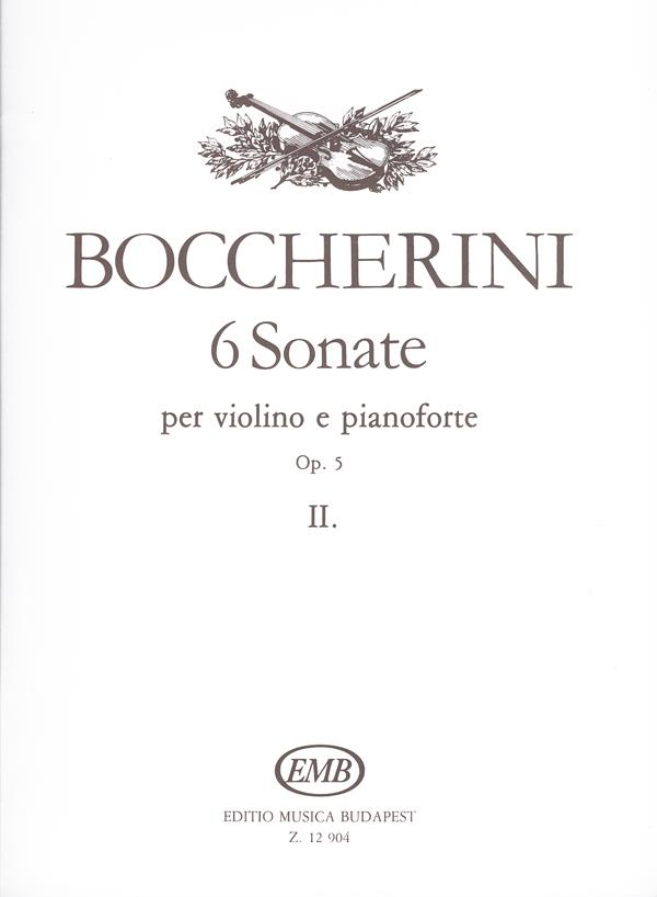 Boccherini: 6 sonate per violino e Pianoforte 2