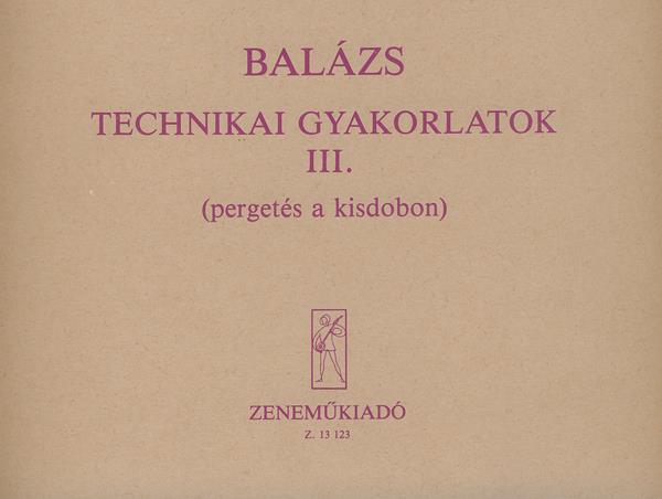 Balázs: Technical Studies 3