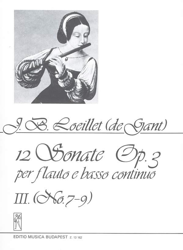 Loeillet: 12 Sonatas for Flute and Basso Continuo, op. 3 3