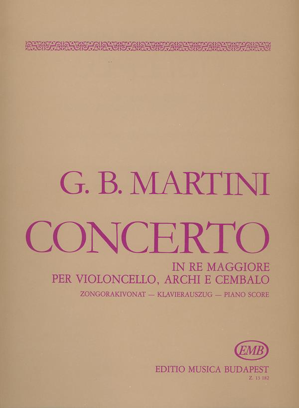 Martini: Concerto in Re maggiore: Concerto in re maggiore