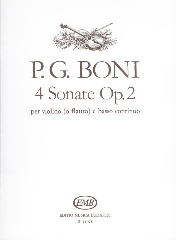 Boni: 4 Sonate per violino e basso continuo