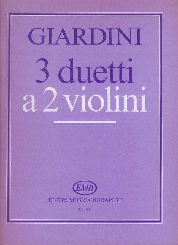 Giardini: Three Duos Op. 2