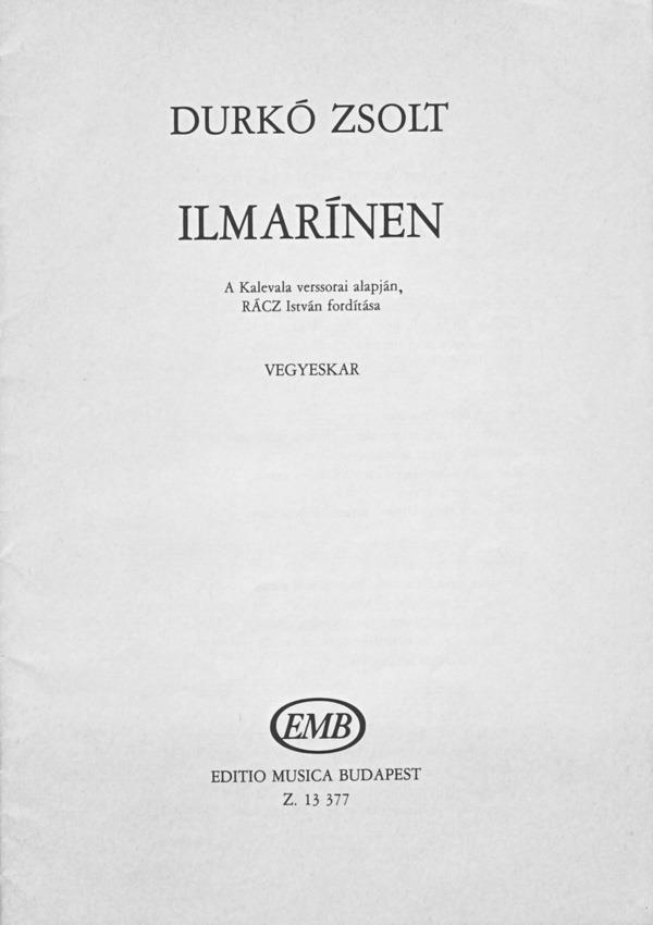 Durkó: Ilmarinen to words from Kalevela