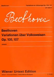 Beethoven: Variations on folksongs Opp.105, 107