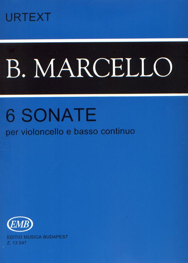 Bendetto: 6 sonate per violoncello e basso continuo