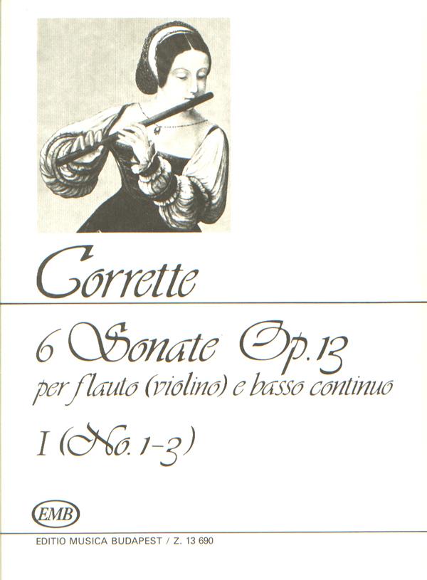 Corrette: 6 Sonate per flauto (violino) e basso continuo 1