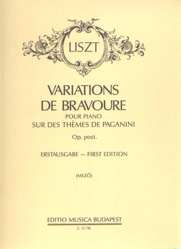 Liszt: Variations de bravoure