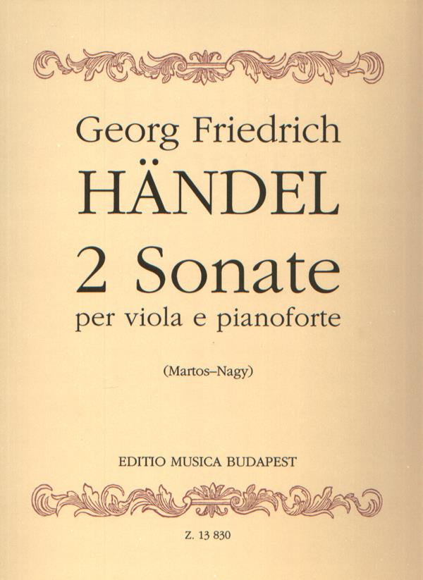 Händel: 2 Sonate per viola e Pianoforte