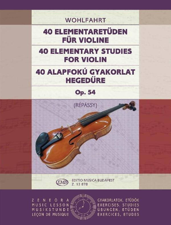 Wohlfahrt: 40 Elementary Studies