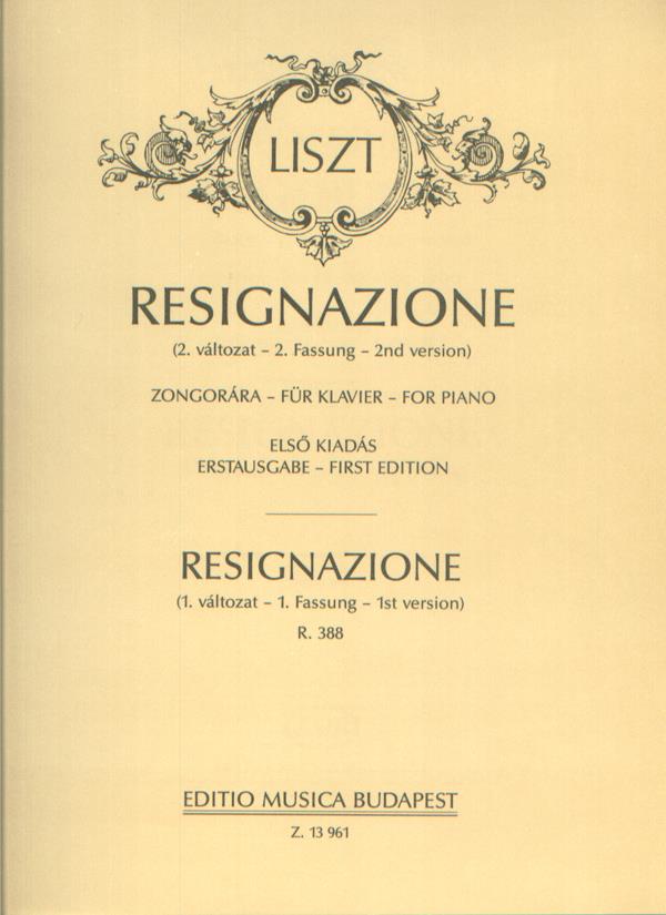 Liszt: Resignazione