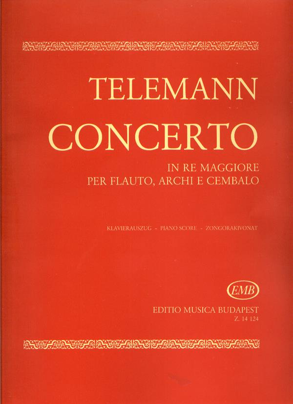 Telemann: Concerto in re maggiore per flauto, archi e cembalo