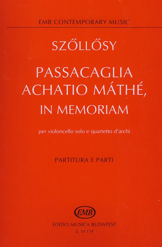 Szőllősy: Passacaglia Achatio Máthé