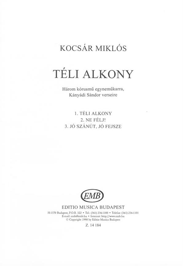 Kocsár: Téli alkony