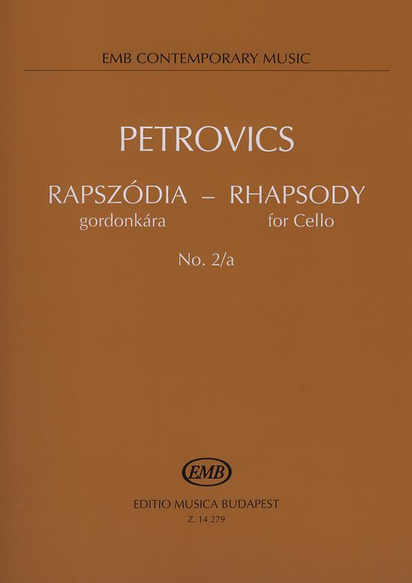 Petrovics: Rhapsody for Cello No. 2/a