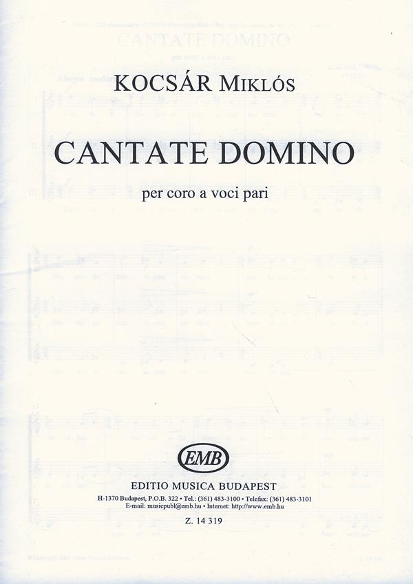 Kocsár: Cantate Domino