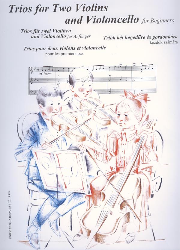 Soós: Trios for two violins and violoncello