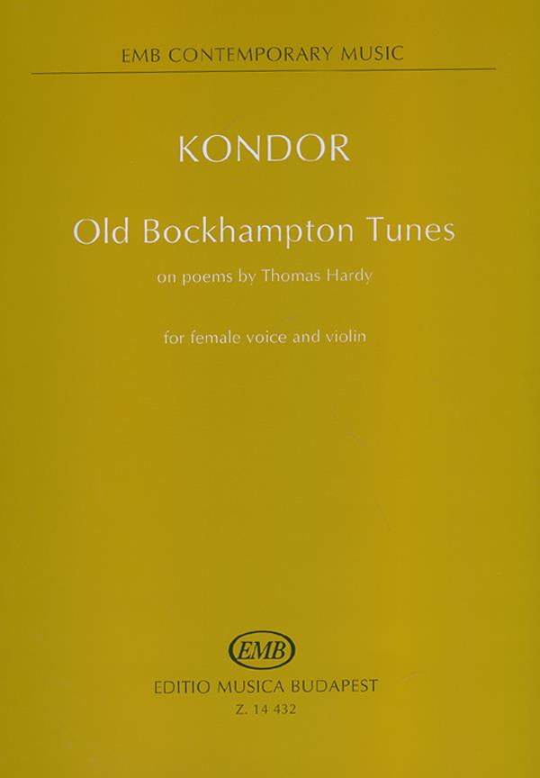 Kondor: Old Bockhampton Tunes on poems by Thomas Hardy for female voice and violin
