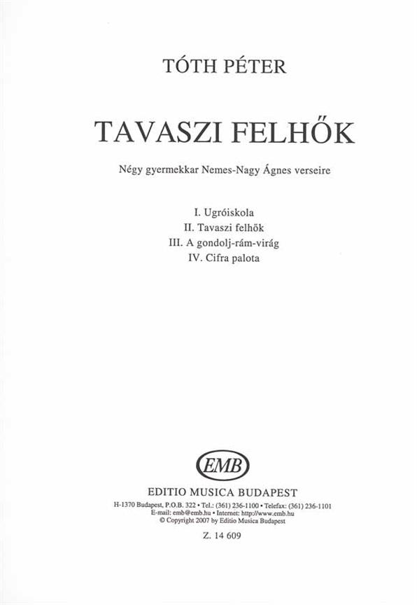 Tóth: Tavaszi felhők