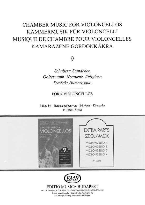 Pejtsik: Chamber Music for Violoncellos 9