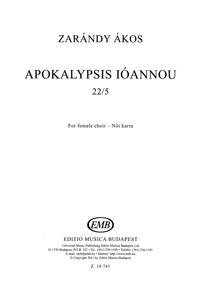 Zaránd: Apokalypsis Ióannou (22/5)