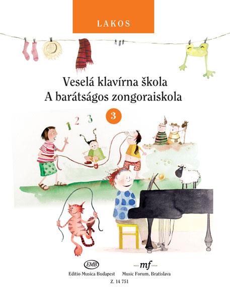 Lakos: Veselá klavírna skola 3