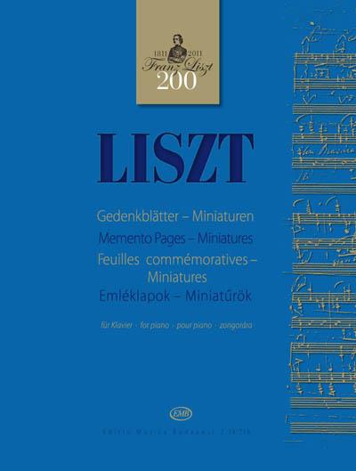 Liszt: Memento Pages - Miniatures