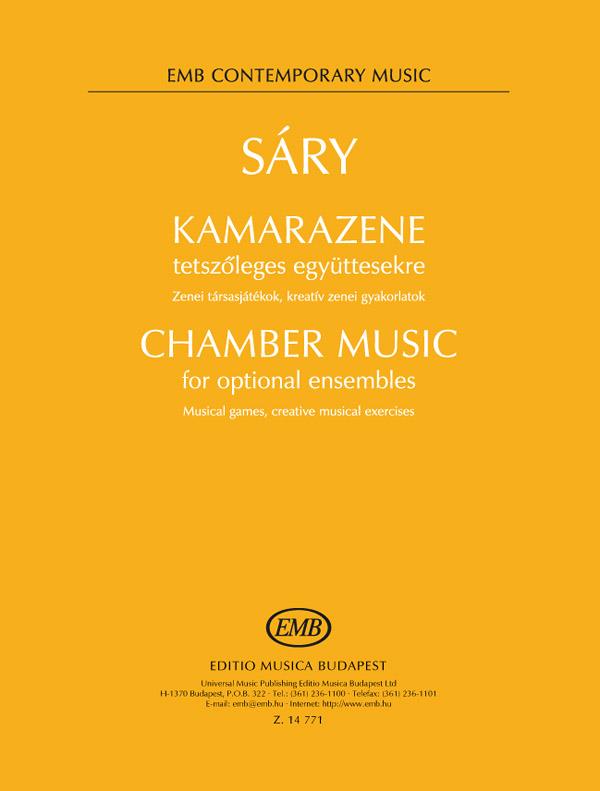 Sáry: Chamber Music for Optional Ensembles