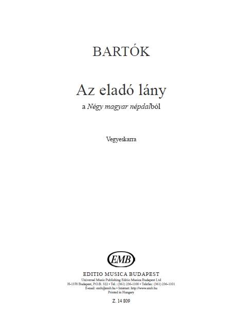 Bartók: Finding a Husband