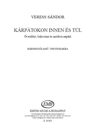 Veress: Kárpátokon innen és túl