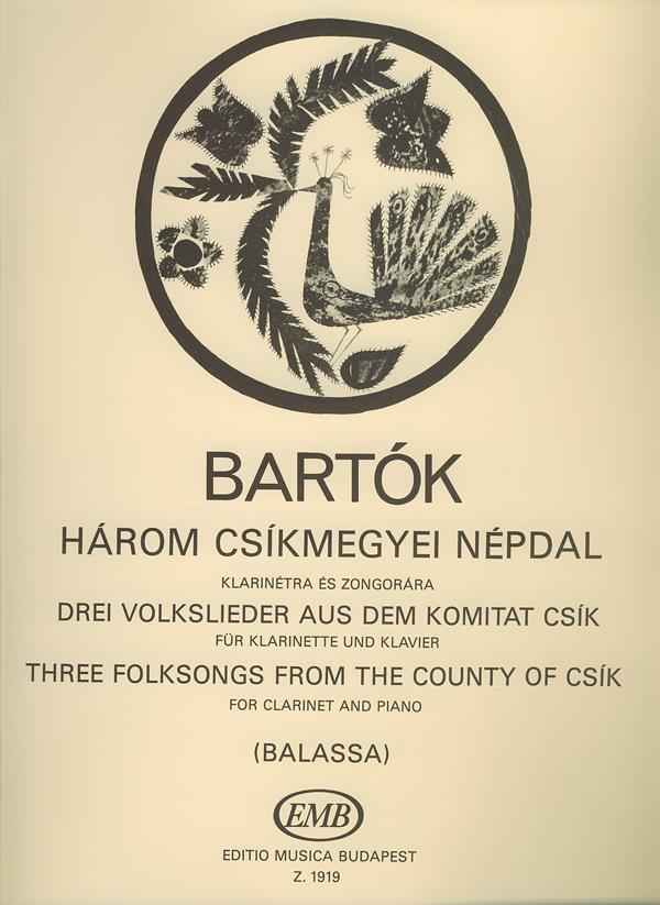 Bartók: Three Folksongs from the County of Csík