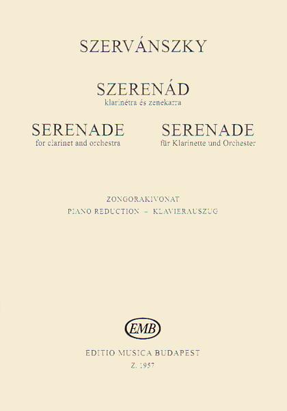 Szervánszky: Serenade for Clarinet and orchestra