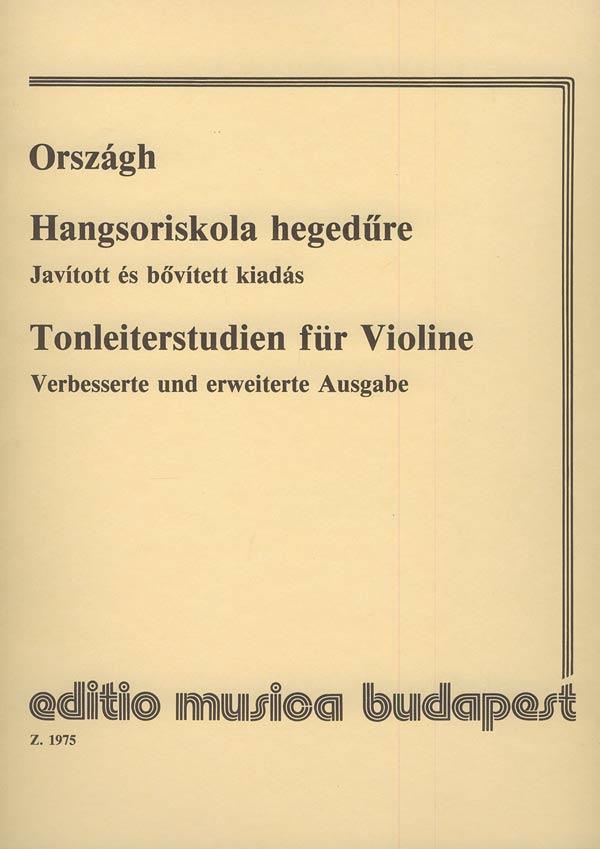 Országh: Scale Studies for Violin