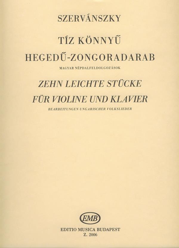 Szervánszky: Ten Easy Pieces