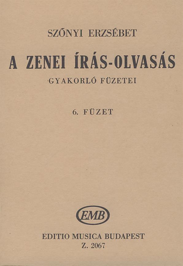 Erzsébet Szönyi: Methodik des musikalischen Schreibens und Lesens V(Übungsheft)