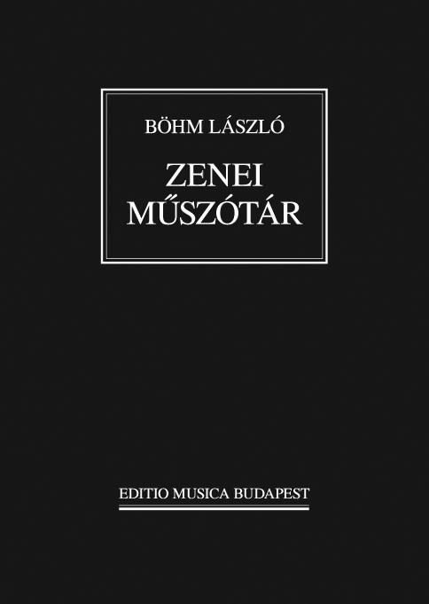 Böhm: Zenei műszótár