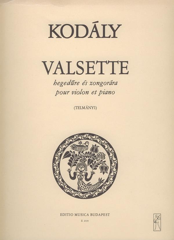 Kodály: Valsette