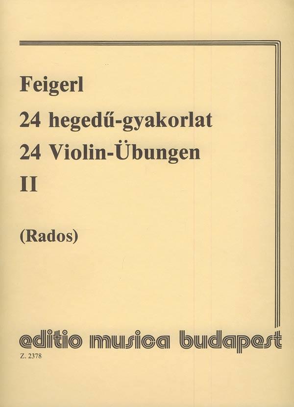 Feigerl: 24 Violin Exercises 2
