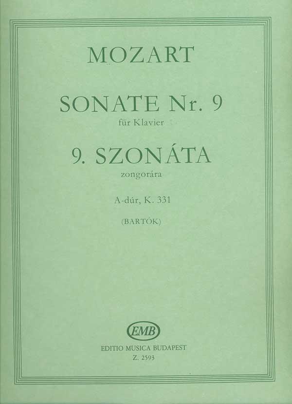 Mozart: Sonata no. 9, A major, K 331