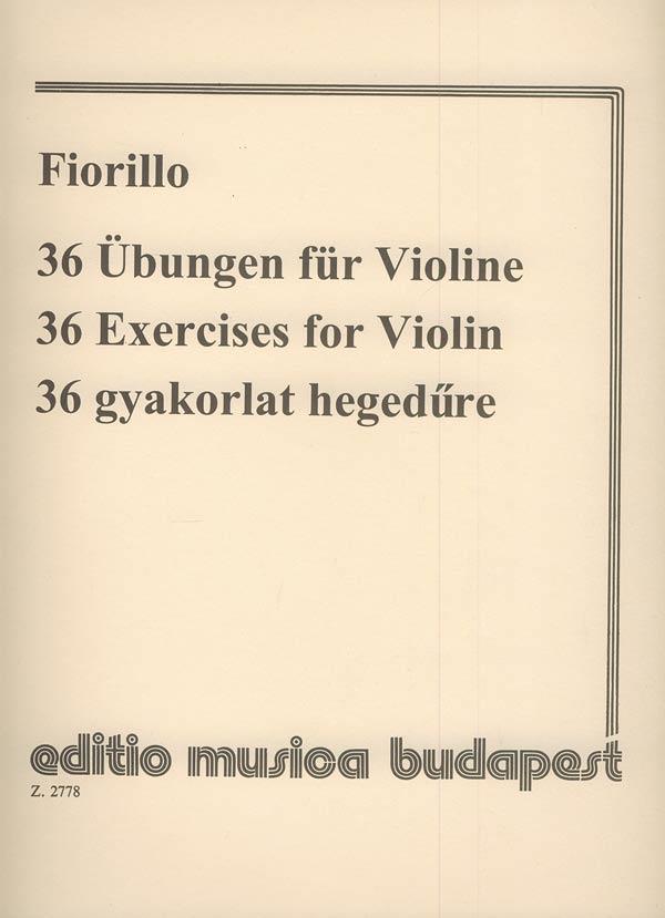 Fiorillo: 36 Exercises