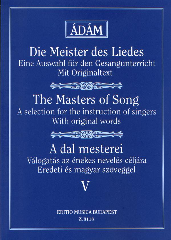 Ádám: The masters of song 5