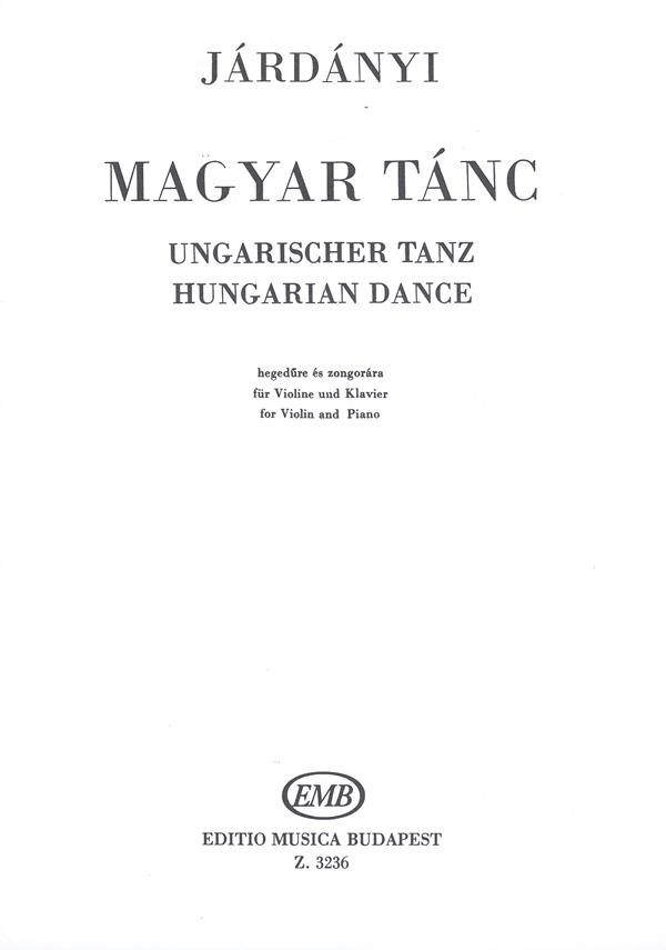 Járdányi: Hungarian Dance