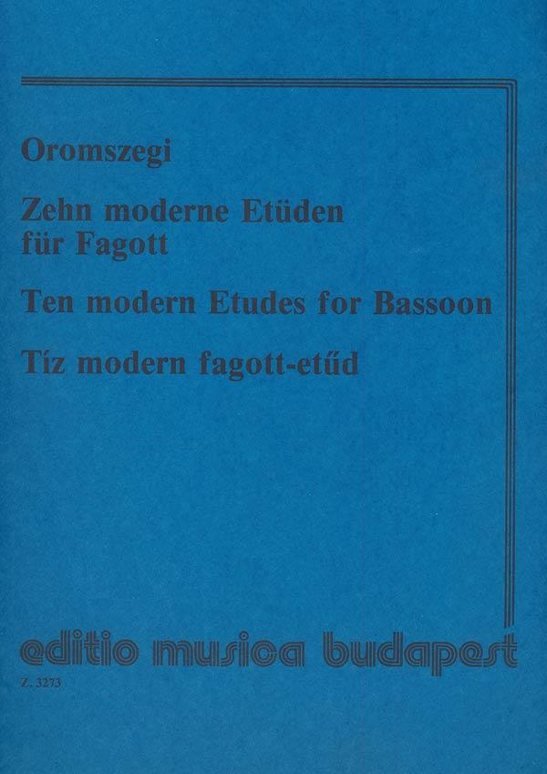 Oromszegi: Ten Modern Etudes for Bassoon