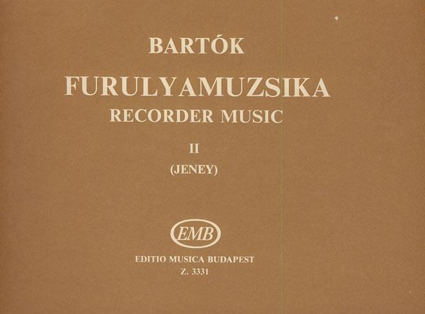 Bartók: Recorder Music 2