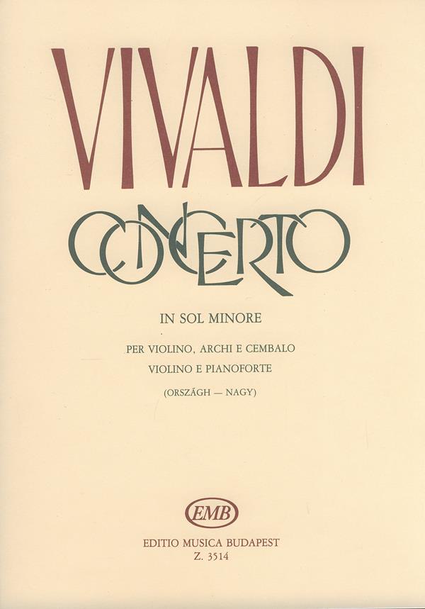 Vivaldi: Concerto in sol minore