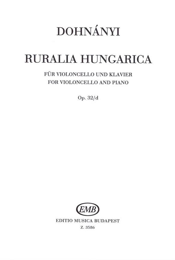 Dohnányi: Ruralia Hungarica Op. 32/d