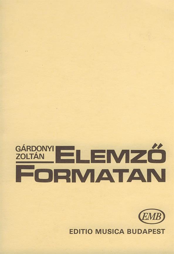 Gárdonyi: Elemző formatan