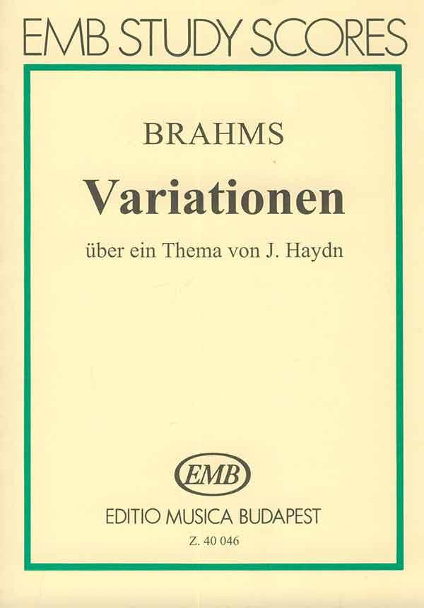 Brahms: Variations on a Theme by J. Haydn